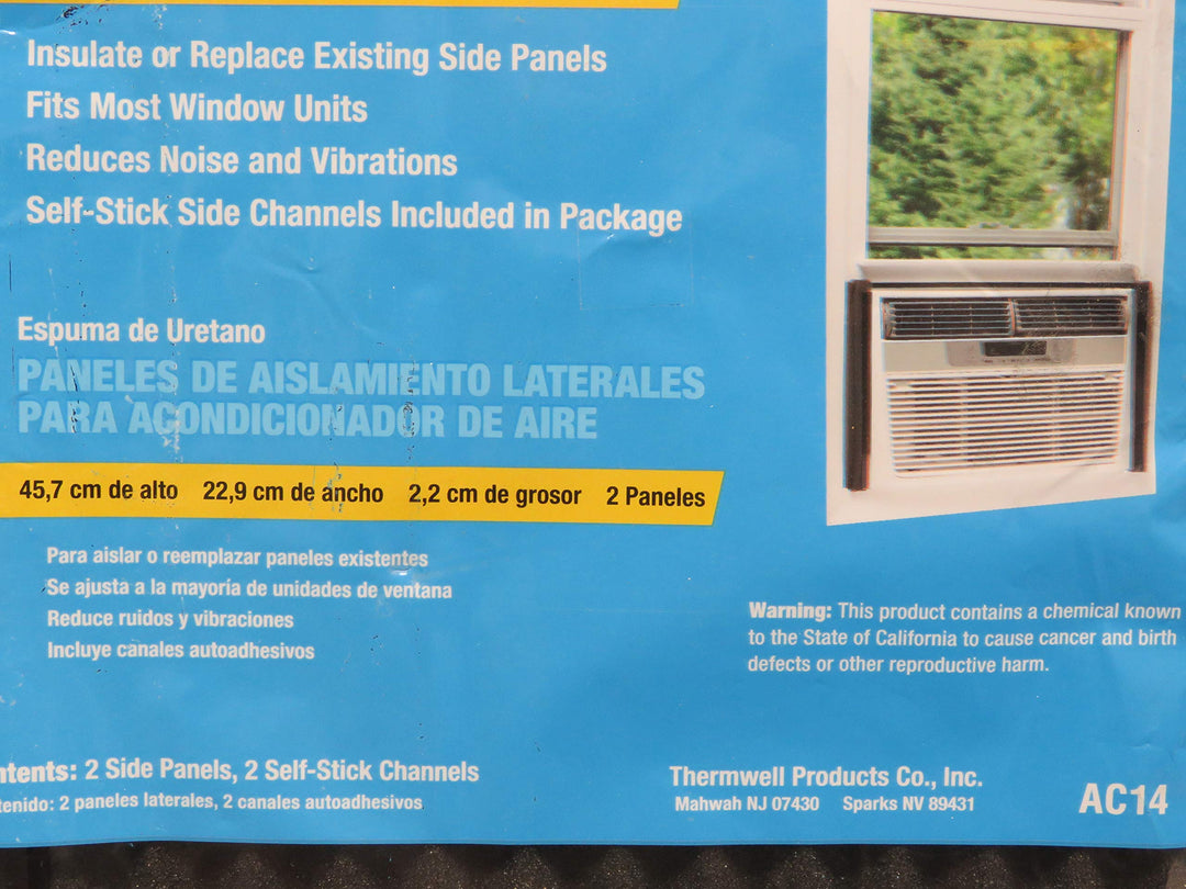 9" X 18" X 7/8" Foam Air Conditioner Side Panels