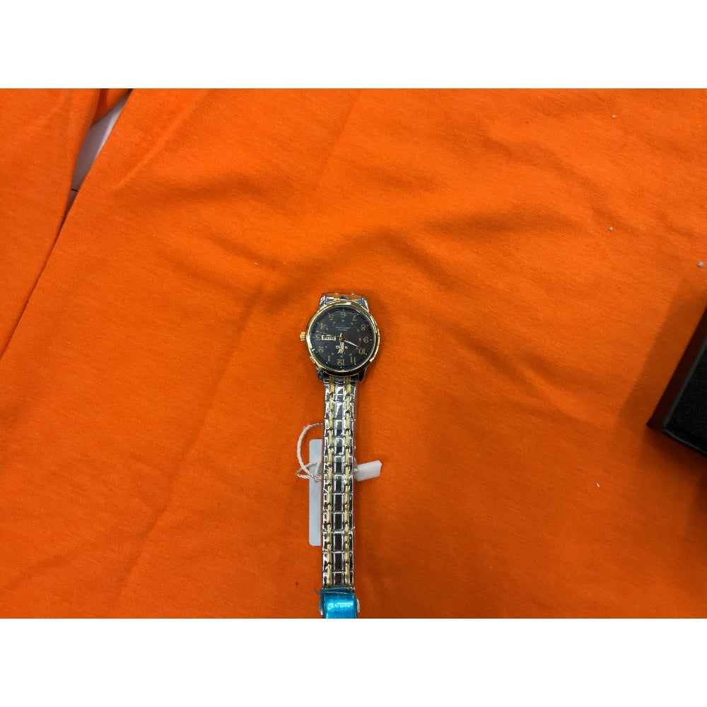 OLEVS Quality Watch - Ladies Watch, Stainless Steel, Black Dial, Roman Numerals