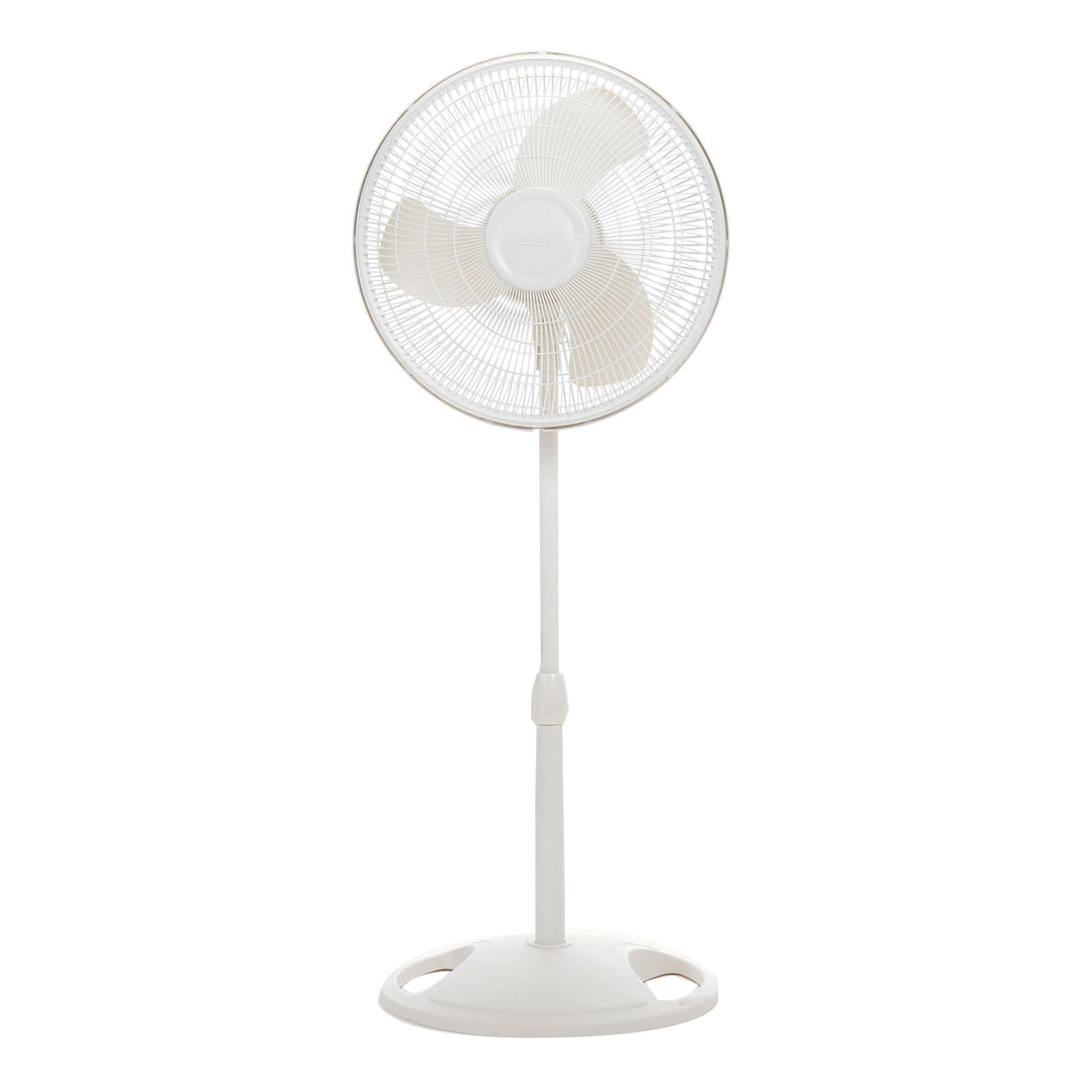 Lasko 16  Oscillating 3-Speed Pedestal Fan  White  S16200 Retail $29.97
