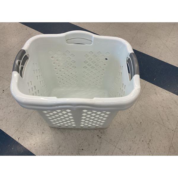 Honey-Can-Do Plastic Laundry Basket - White set of2 Retail $21.00