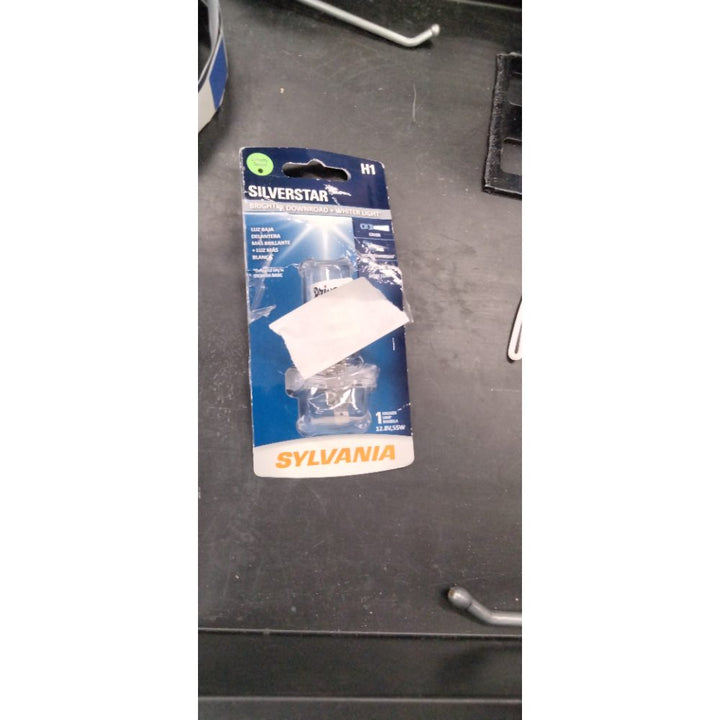 SYLVANIA - H1 SilverStar - High Performance Halogen Headlight Bulb, High Beam, Low Beam and Fog Replacement Bulb, Brighter Downroad with Whiter Light (Contains 1 Bulb)
