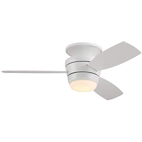 LG Sourcing Harbor Breeze Mazon White 44 in. LED Indoor Flush mount Ceiling Fan (3-Blade) Retail $239.98