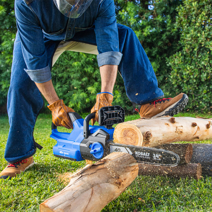 Kobalt | 14-in 40 V Max Electric Cordless Chainsaw with Battery and Charger | Rona Retail $179.00