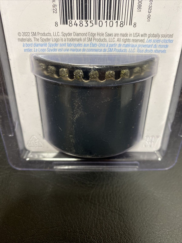 Spyder 2-1/2" Diamond Edge Non-Arbored Hole Saw 600861