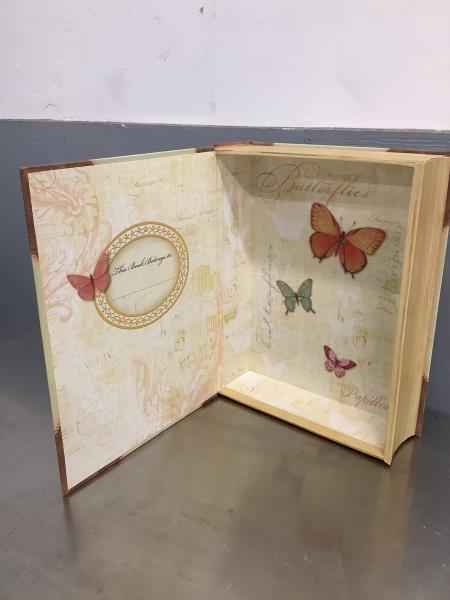 Unbranded Butterfly Decorative Box - Keepsake Storage Retail $35.00