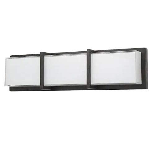 allen + roth Brighton 3-Light Bronze Modern/Contemporary Vanity Light Retail $99.98