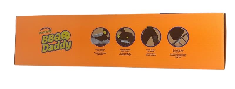 Scrub Daddy - BBQ Daddy Steam Cleaning Grill Scrubber Value Pack, Durable & Heat Resistant, Water-Activated FlexTexture, Made in Vietnam Retail $26.99