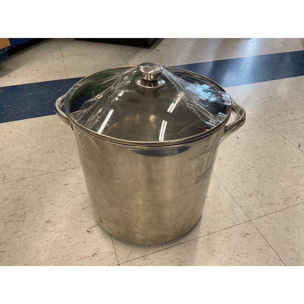 Stainless Steel Stock Pot with Lid - Commercial Grade, Large Capacity Retail $120.00