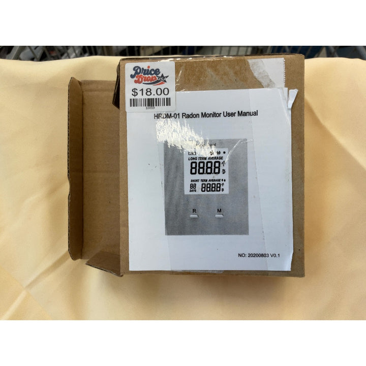 Radon Guard Radon Monitor, HR OM-01, Air Quality Testing