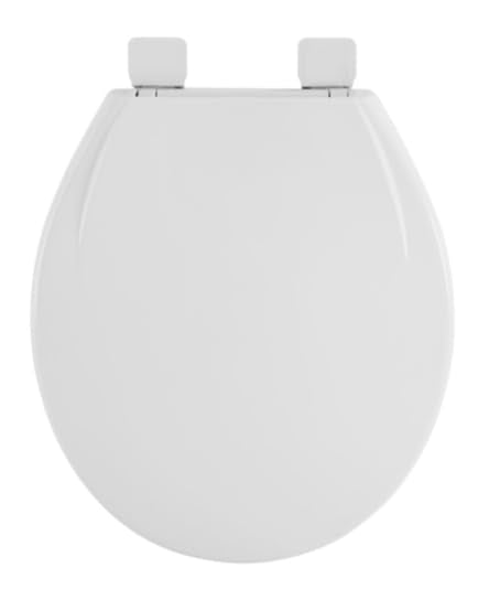 American Standard MightyTuff Plastic White Round Soft Close Toilet Seat Retail $27.98