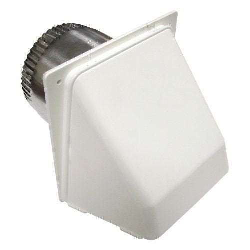 Lambro 4" White Replacement Dryer Vent Hood L210W