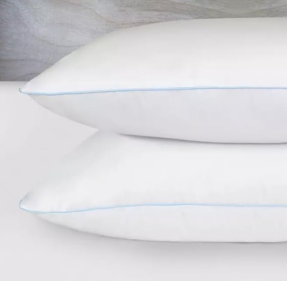 Serta Perfect Sleeper Comfy Sleep Eco-Friendly Bed Pillow, 2 Pack, Queen Size Retail $20.98