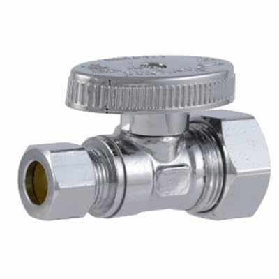 SharkBite COMPS1238Z Brass Ball Straight Valve, Quarter Turn, 1/2 x 3/8 In. - Quantity 12 Retail $25.00