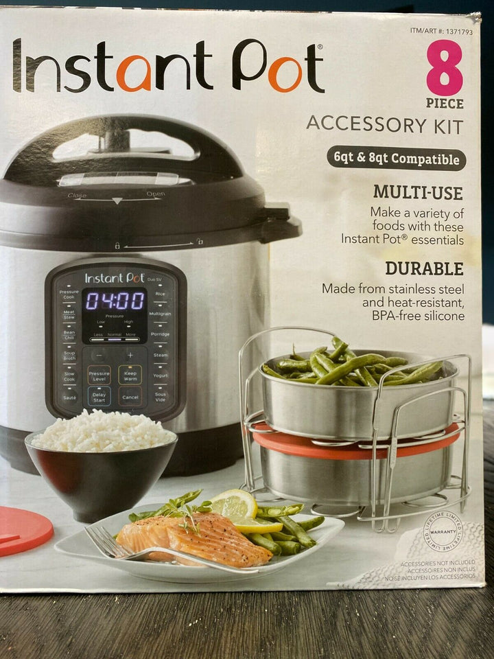 Instant Pot 8 Piece Accessory Kit ONLY (6qt & 8qt Compatible)