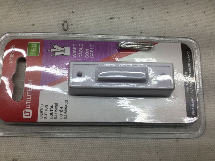 Utilitech White Doorbell Button
