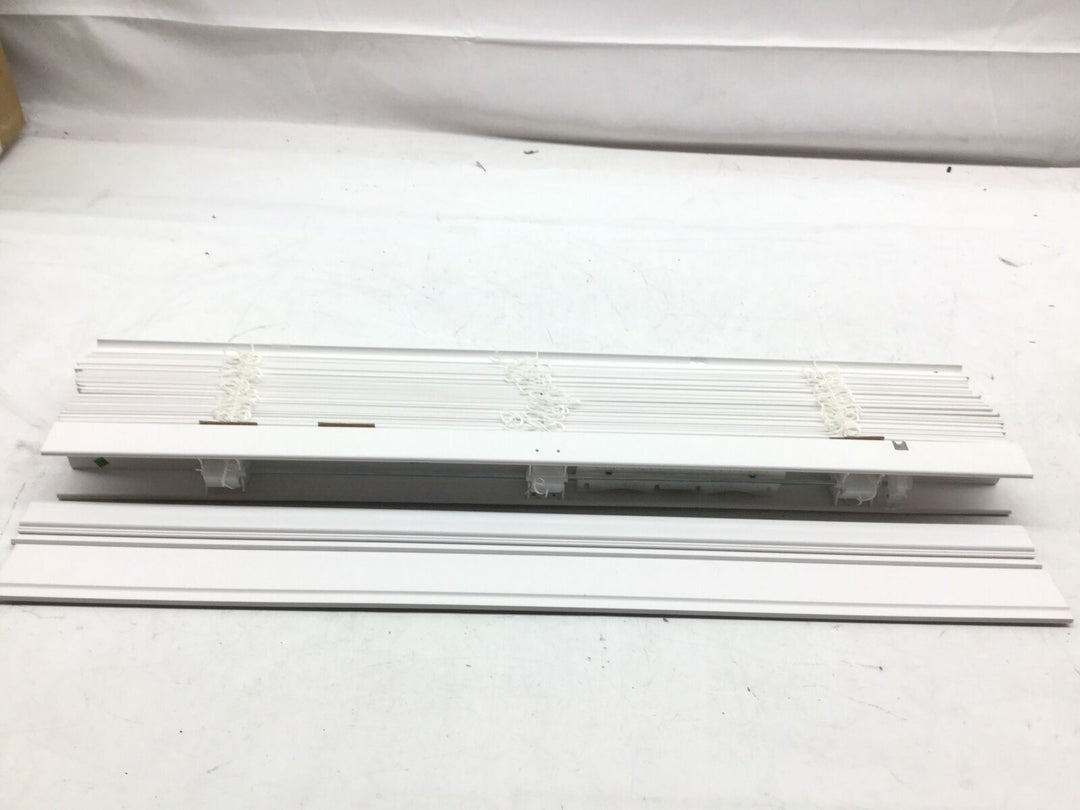 Levolor Trim+go 2-in Cordless White Faux Wood Room Darkening Blinds (common: