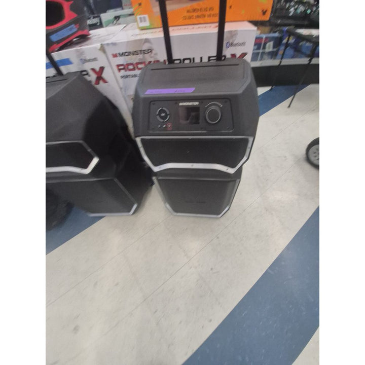 Monster Rockin' Roller X Portable Indoor/Outdoor Wireless Speaker - 1000W, 15" Subwoofer