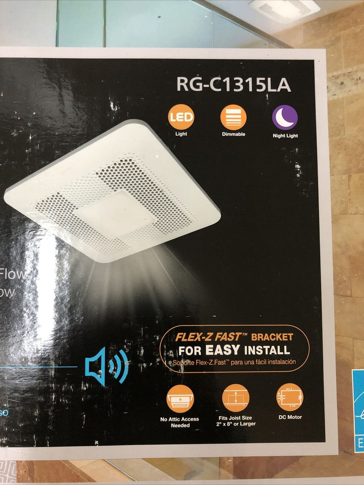 Panasonic Whisper Choice - 150 CFM Bathroom Fan - #RG-C1315LA