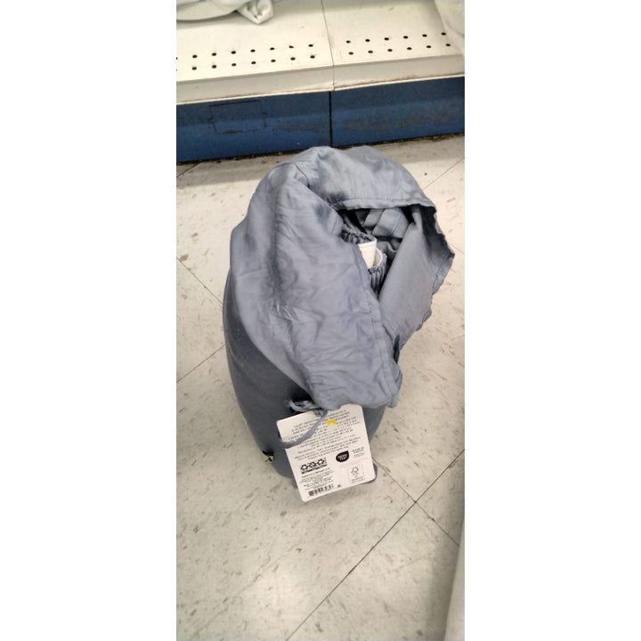 Allswell Soft & Silky 4-Piece Blue Illusion Viscose from Bamboo Sateen Bed Sheet Set  Queen