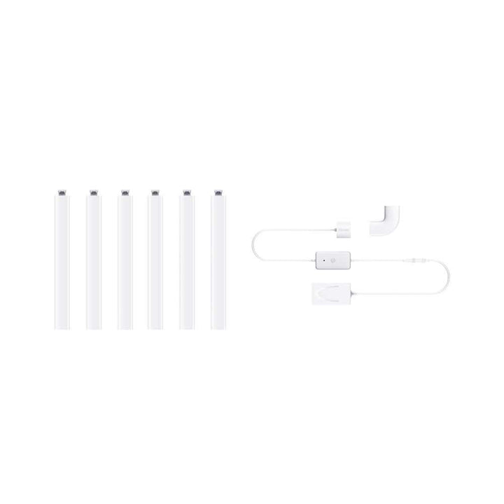 Glide RGBIC 36-Watt Equivalent Smart Integrated LED Color Changing Plug-in Wi-Fi Enabled Wall Light (10-Piece)
