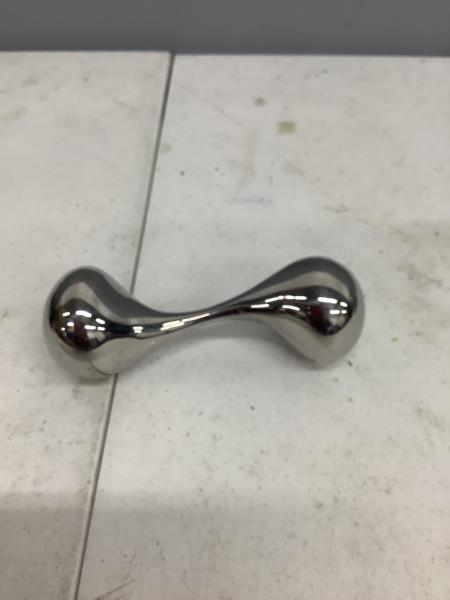 Modern Rattle - Polished Metal, Ergonomic Design Retail $14.99