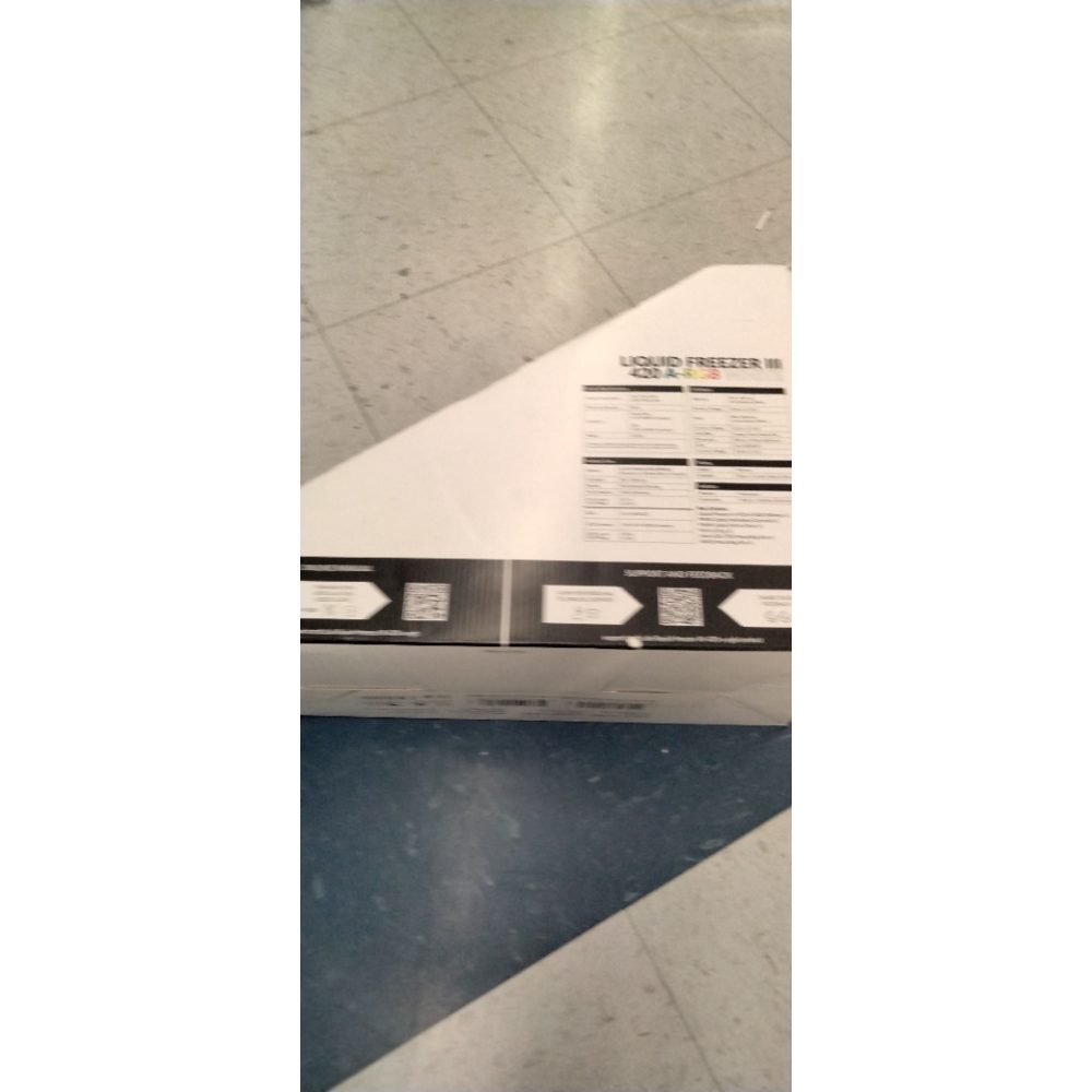 ARCTIC Liquid Freezer III 420 A-RGB - CPU AIO Water Cooler, Water Cooling PC, Intel & AMD, Efficient PWM-Controlled Pump, Fan: 200â€“1900 RPM, LGA1851 and LGA1700 Contact Frame - White