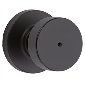 Kwikset Signature Series Pismo Matte Black Knob Right or Left Handed