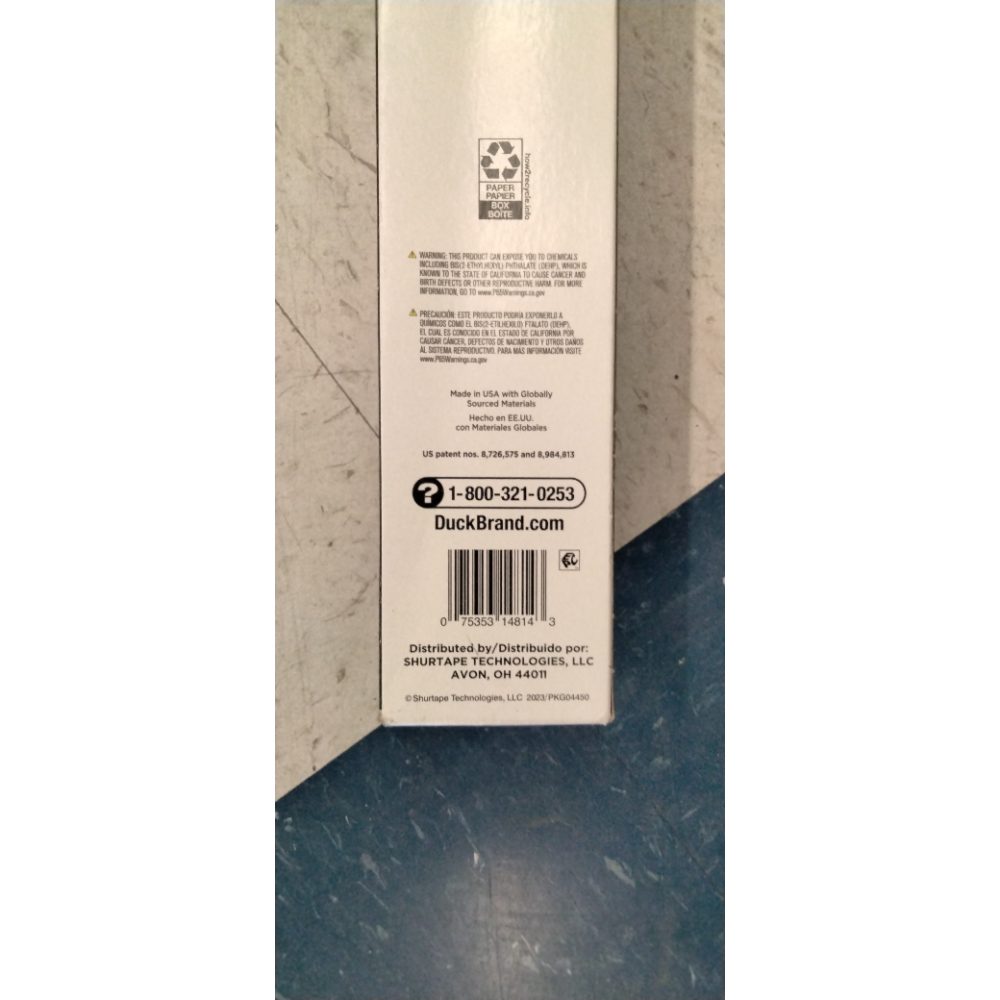 Duck Brand MAX Strength Clear 36" Trimmable Slide-On Triple Draft Seal Blocks Drafts Under Doors Keeps Out Dust, Insects & Pollen