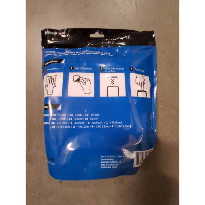 MinnARK Premium Felt Furniture Pads - 233 Pc - Oatmeal Retail $17.00
