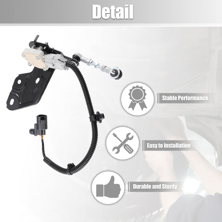 X AUTOHAUX 89407-60022 Rear Right Side Air Suspension Ride Height Level Sensor for Toyota 4Runner Limited SR5 Sport 4.0L V6 - Gas 4.7L V8 - Gas 2003-2009