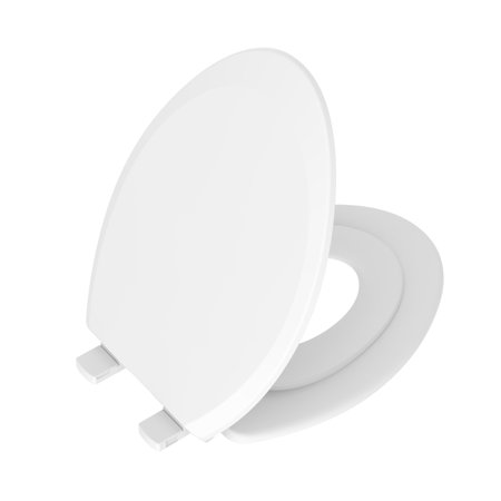 Mainstays Pp Elongated Toilet Seat W/t Child Seat Retail $17.98