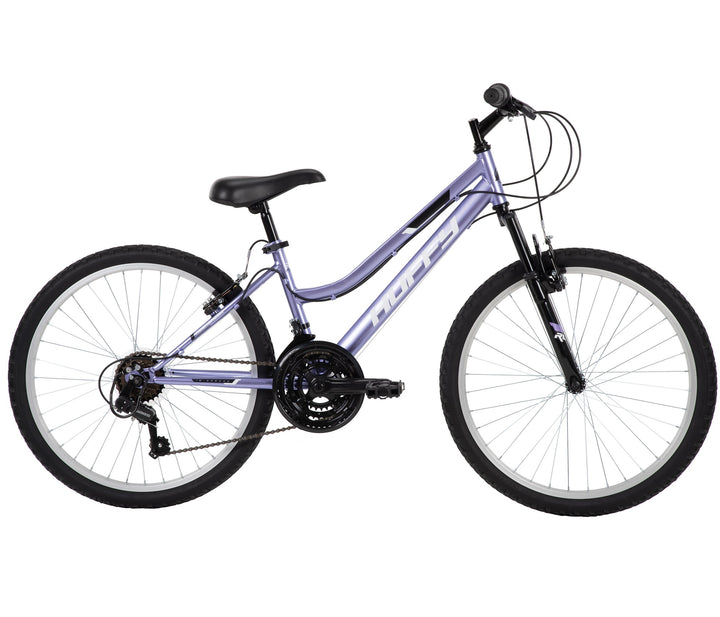 Huffy 24  Rock Creek Mountain Bike  Fits Riders 4 8  - 5 8   Purple  Adult  Women S