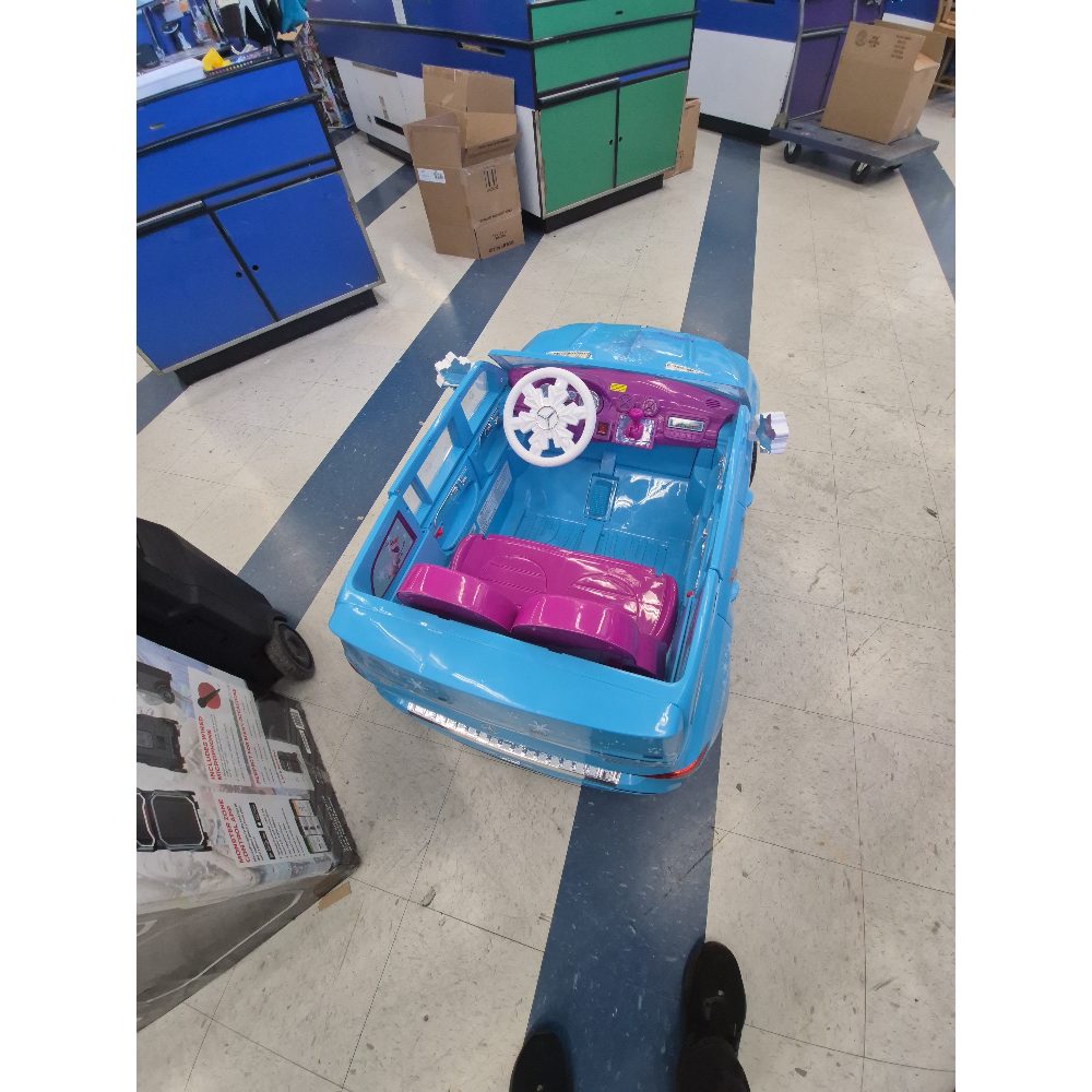 Disney Frozen II Ride-On Car, Battery Powered - Blue