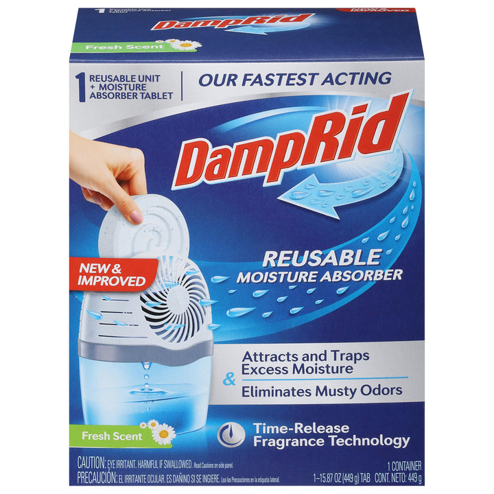 DampRid, Reusable Moisture Absorber Fresh Scent, 15.87 Ounce