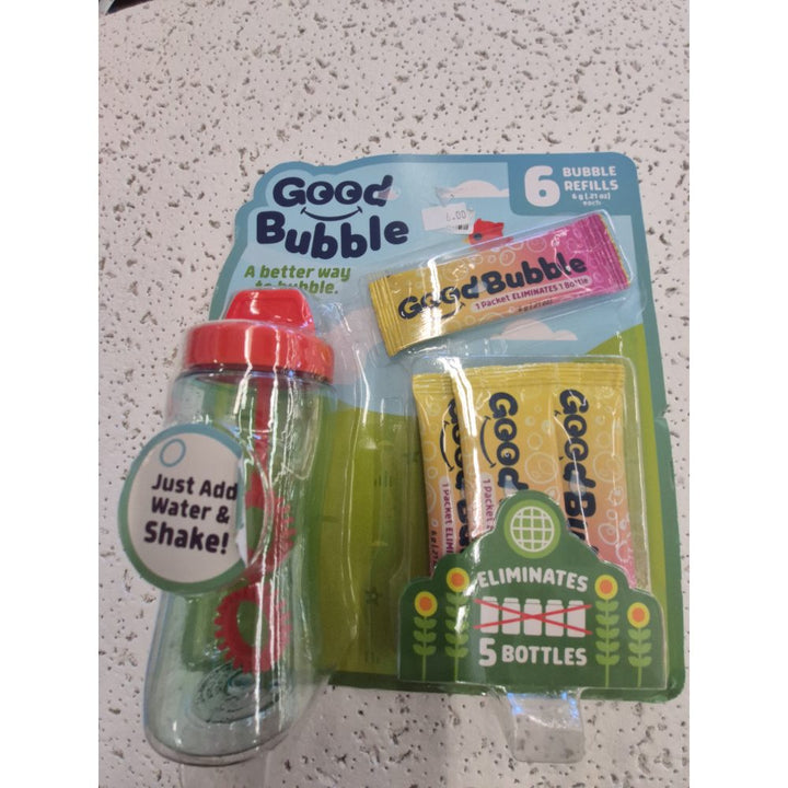 Good Bubble Bubble Refills - 6 Pack, Includes Bubble Bottle