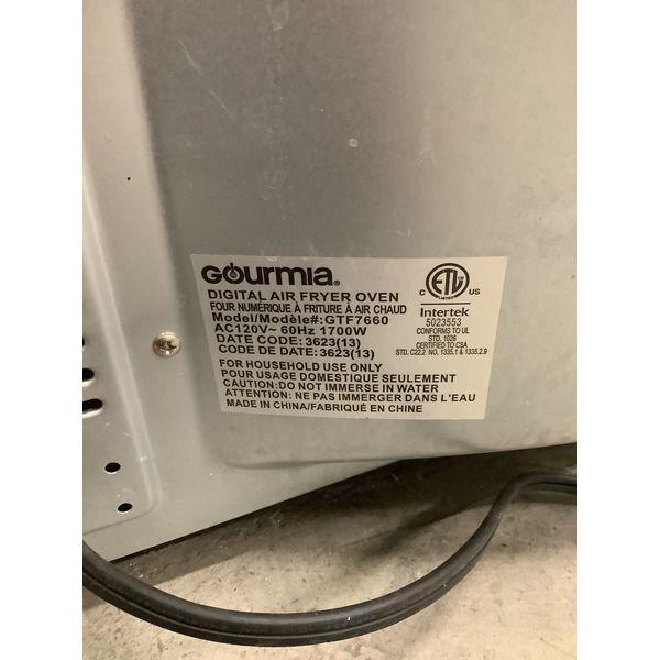 Gourmia Digital Air Fryer Oven - GTF7660 - Stainless Steel Retail $120.00