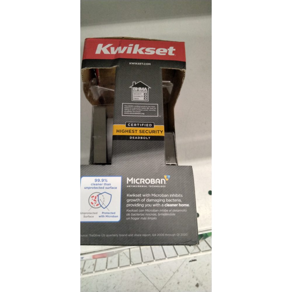 Kwikset Downtown Deadbolt - Keyed One Side - Featuring SmartKey
