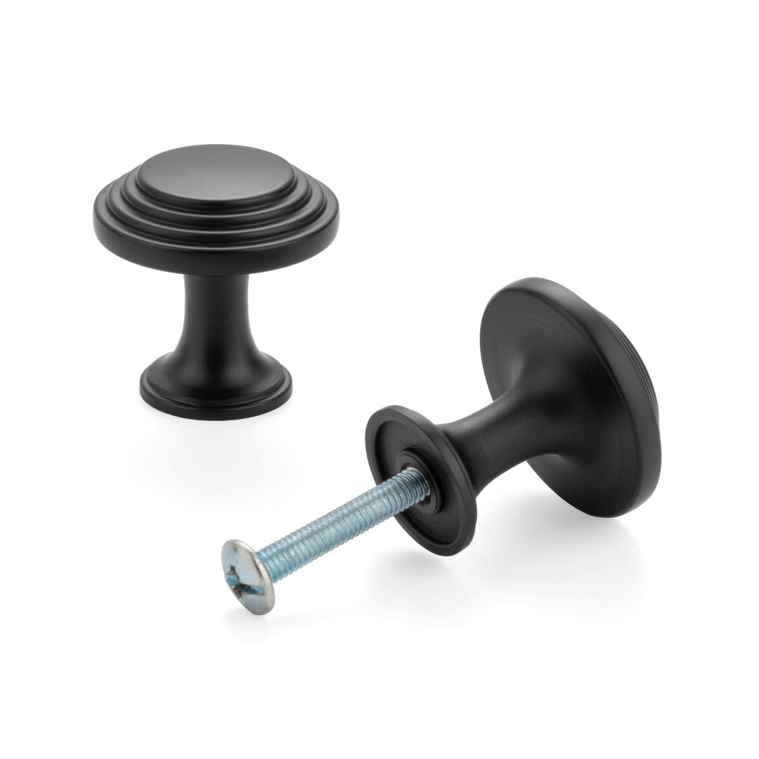 KOOFIZO 10-Pack Cabinet Pull - Chrome Furniture Handle, 5 Inch/128mm Screw Spacing, P19 Solid Hardware for Kitchen Cupboard Door, Bedroom Dresser Drawer, Bathroom, Vanity, Wardrobe