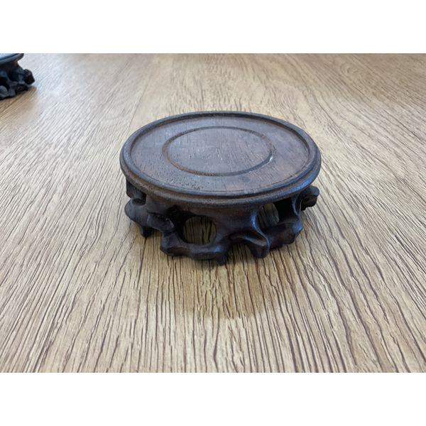 Vintage Wooden Display Stand - Carved Base Retail $10.00