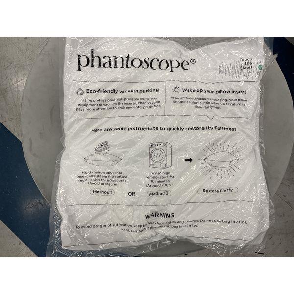 Phantoscope Vacuum Packed Pillow Insert - Eco-Friendly & Restores Fluffiness Retail $11.99