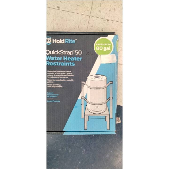 Holdrite QuickStrap QS-50 Galvanized Water Heater Strap Supports up to 80Gal New