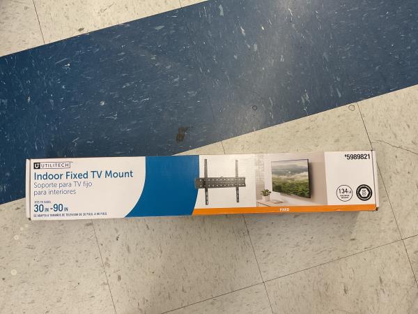 Fixed Indoor Wall Mount for TVs Up to 90-in by Utilitech Retail $29.98