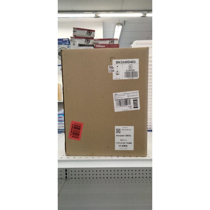 Dolaimi House 4 Light 15'' Rustic Metal Lantern Cage Farmhouse Kitchen Island Pendant Light Fixture,Modern Industrial Black Finish for Dining Room Bedroom Foyer Entry Porch Over Sink(E12 Base)