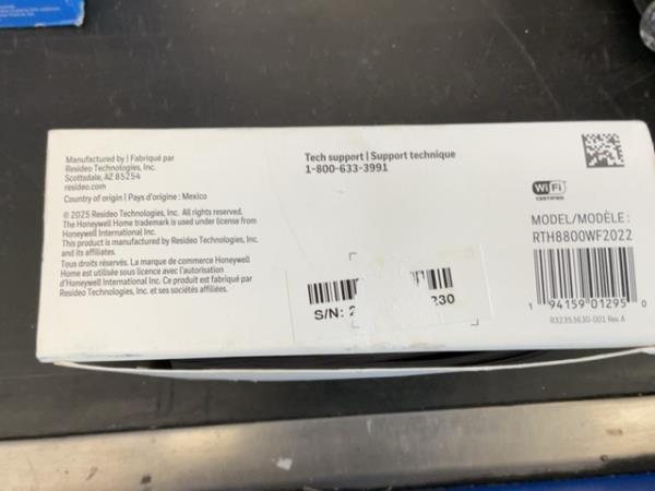 Honeywell Home T5 Smart Thermostat - Programmable, WiFi Retail $120.00