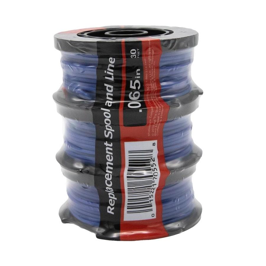 Shakespeare Prewound Replacement Trimmer Line Spools, 3-pk, 0.065-in