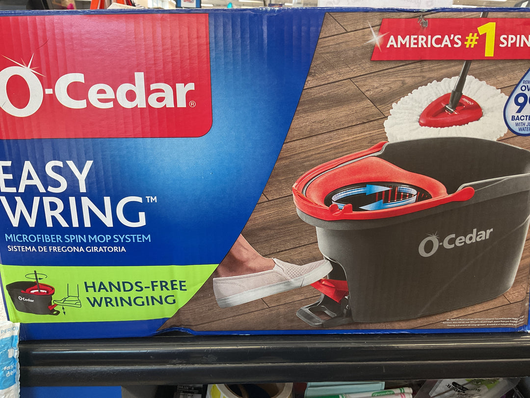 O-Cedar EasyWring RinseClean Microfiber Spin Mop System Retail $40.00
