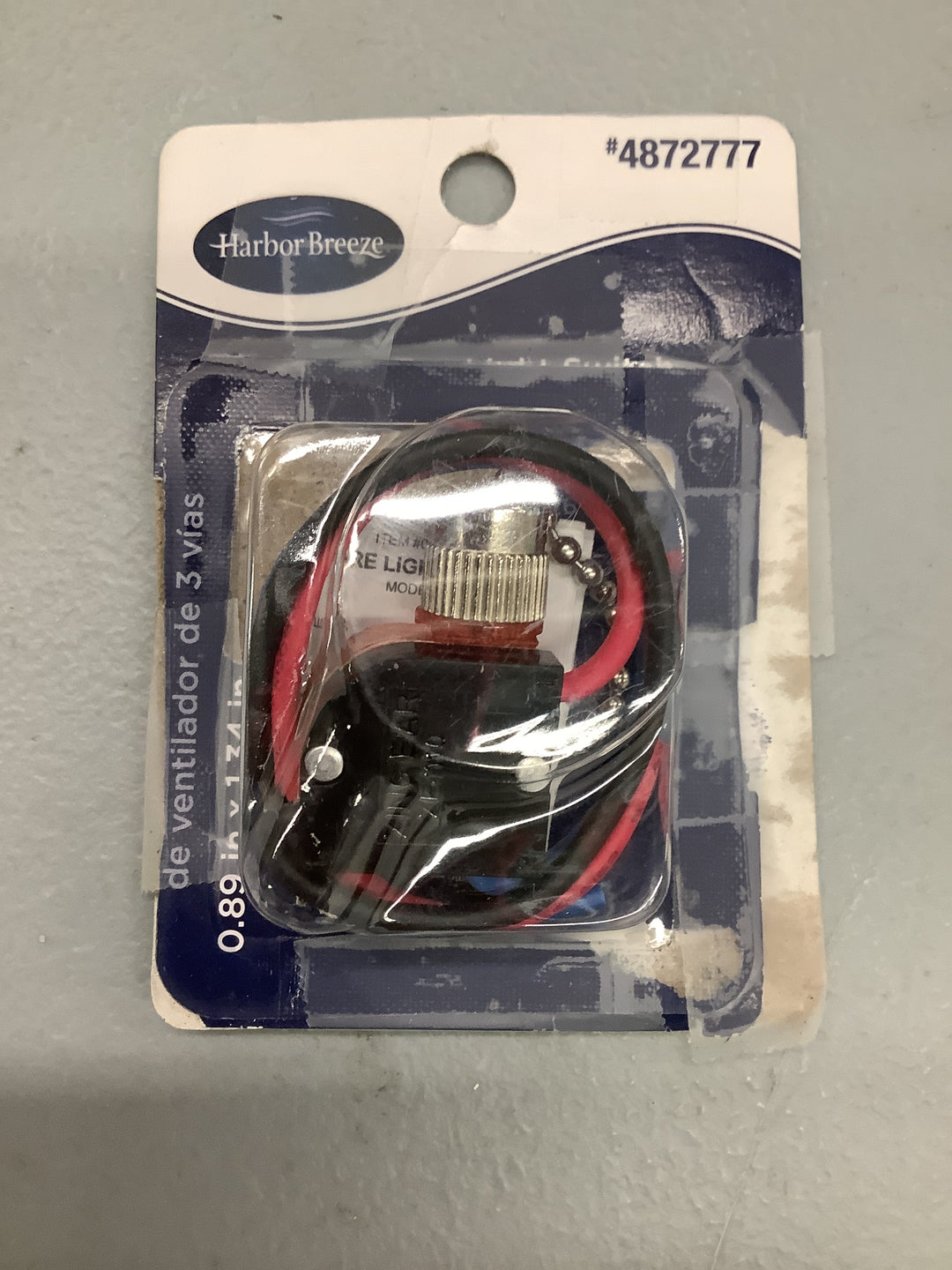 CHROME 3-WAY LIGHT SWITCH PULL