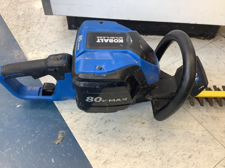 Kobalt 80V MAX Cordless Hedge Trimmer - Brushless, Tool Only Retail $179.00