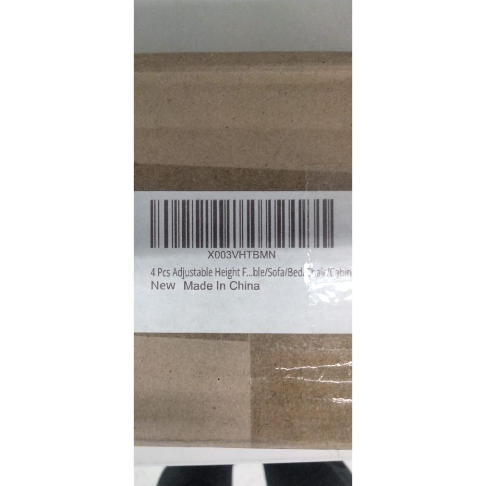 3.14~4.72 Inch Adjustable Height Meatal Furniture Legs, Adjustable Furniture Feet Replacement Support for Sofa/Couch/Cabinet/Dresser/Bed/Chair (Set of 4)