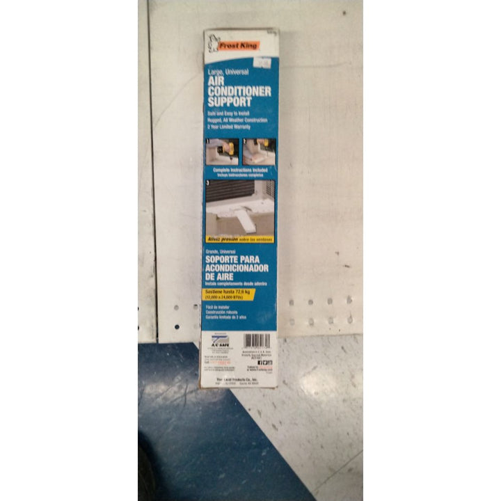 Frost King ACB160H Heavy Duty Steel Air Conditioner Support Brackets, Holds up to 160lbs , White